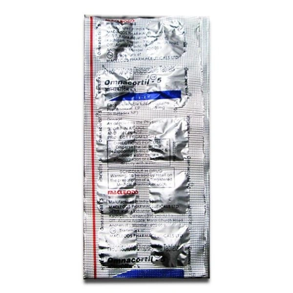 MACLEODS PHARMACEUTICALS Omnacortil  5Mgtab (10 Tab)