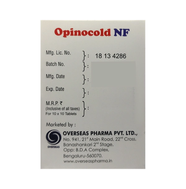 Opinocold NF Tablet