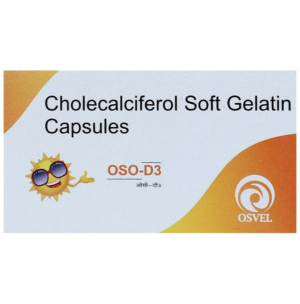 Oso-D3 Soft Gelatin Capsule