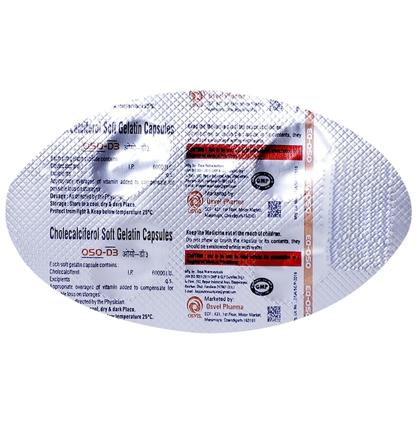 Oso-D3 Soft Gelatin Capsule