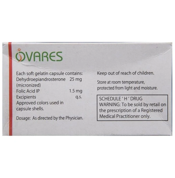 Ovares Soft Gelatin Capsule