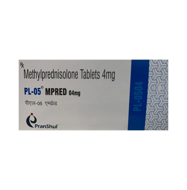PL 05 Mpred 04mg Tablet