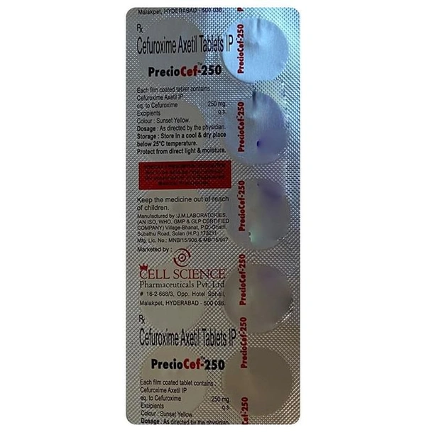 Preciocef 250 Tablet