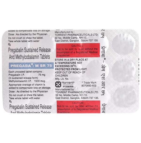 Pregaba-M SR 75 Tablet