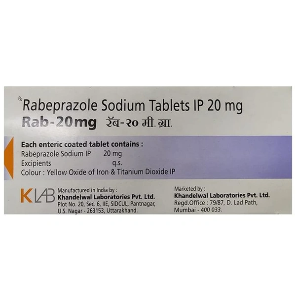 Rab 20mg Tablet