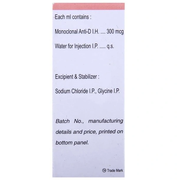 Rhoclone 300mcg Injection