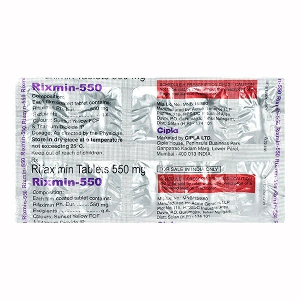 CIPLA LTD. Rixmin 550Mgtab (10 Tab)