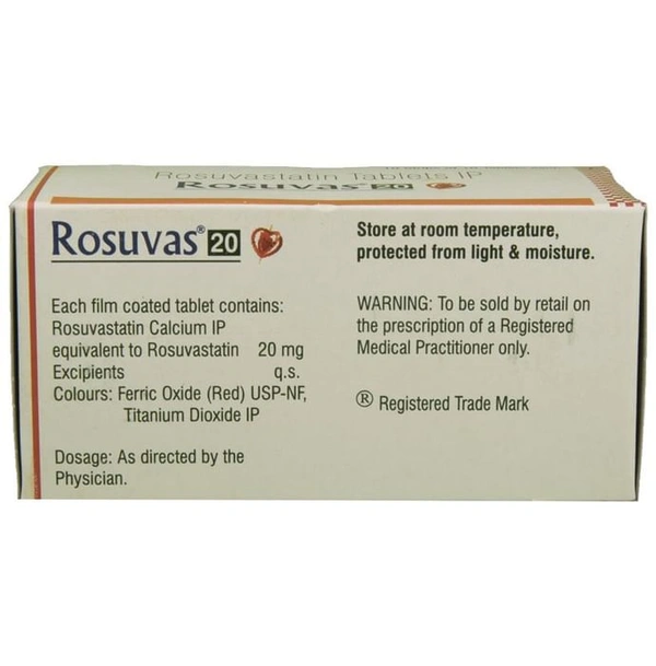 Rosuvas 20 Tablet