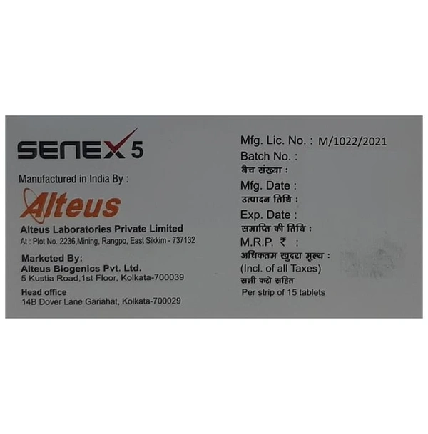 Senex 5 Tablet