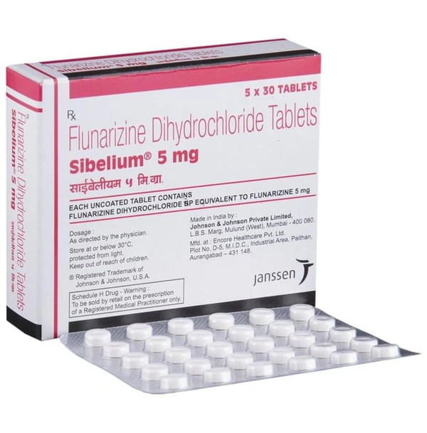 Sibelium 5mg Tablet