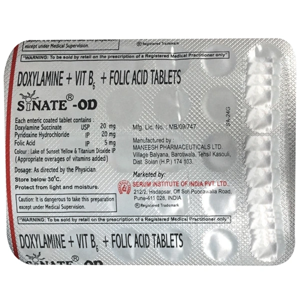 Sinate -OD Tablet