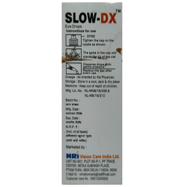 Slow-DX Eye Drop