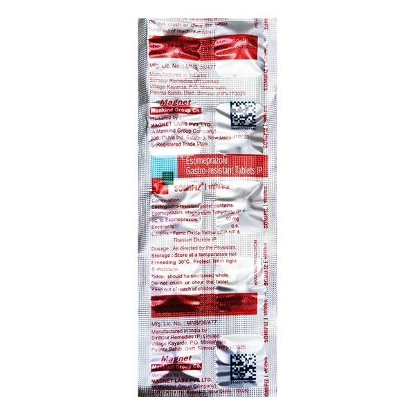 MANKIND PHARMA Somifiz 40Mgtab (10 Tab)