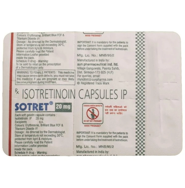 Sotret 20mg Capsule