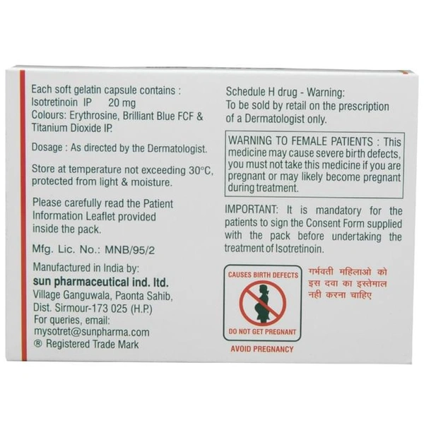 Sotret 20mg Capsule