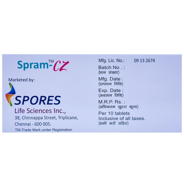 Spram-CZ Tablet