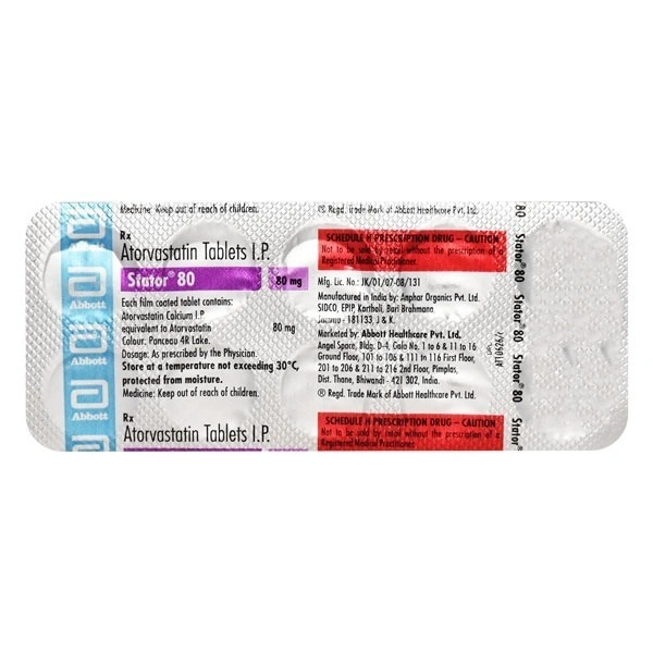 Stator 80 mg Tablet (10 Tab)