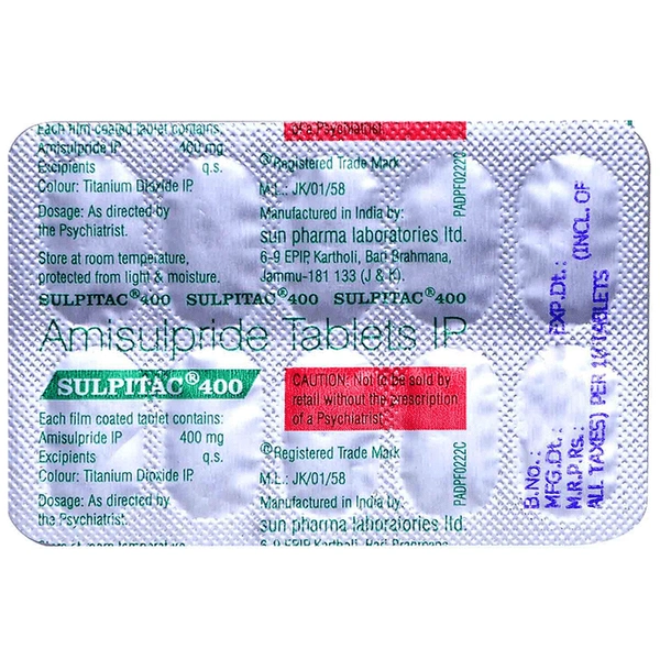 Sulpitac OD 400mg Tablet