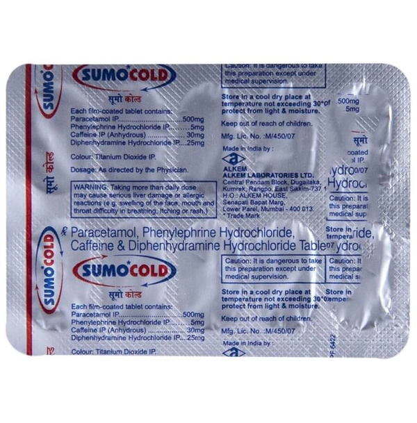 Sumo Cold Tablet