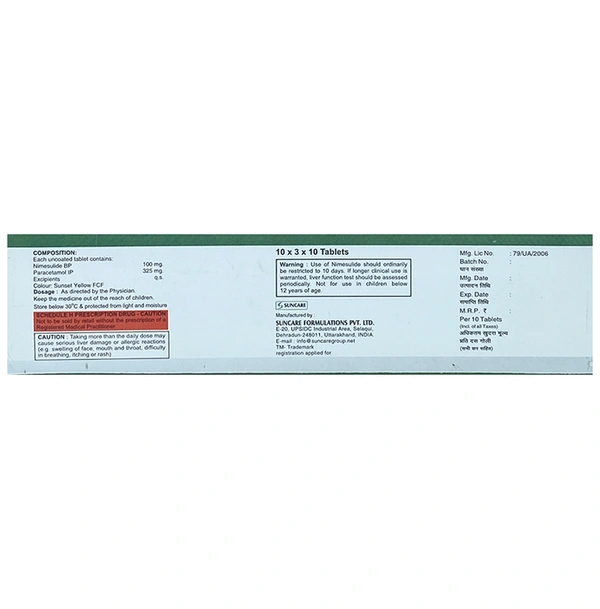 Sunlid Plus Tablet