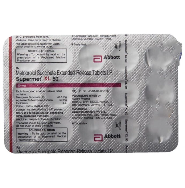 Supermet XL 50 Tablet