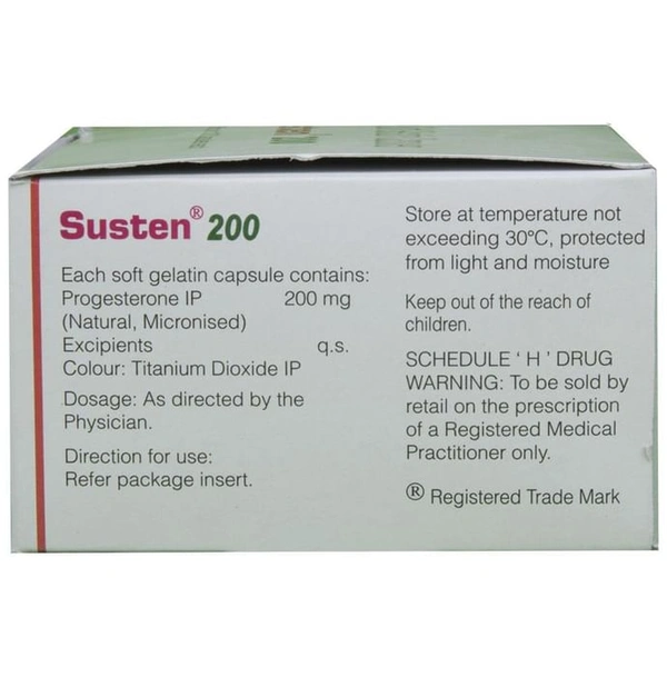 Susten 200 Soft Gelatin Capsule
