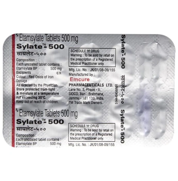 Sylate 500 Tablet