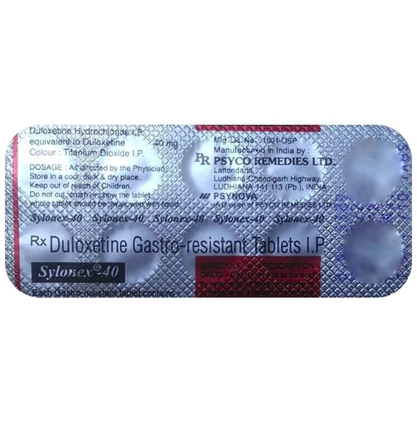 Sylonex 40 Tablet