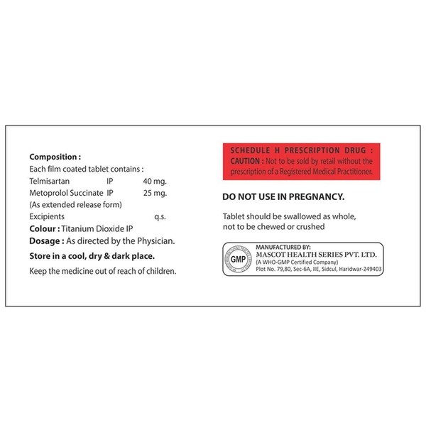 Telmend-M 25 ER Tablet