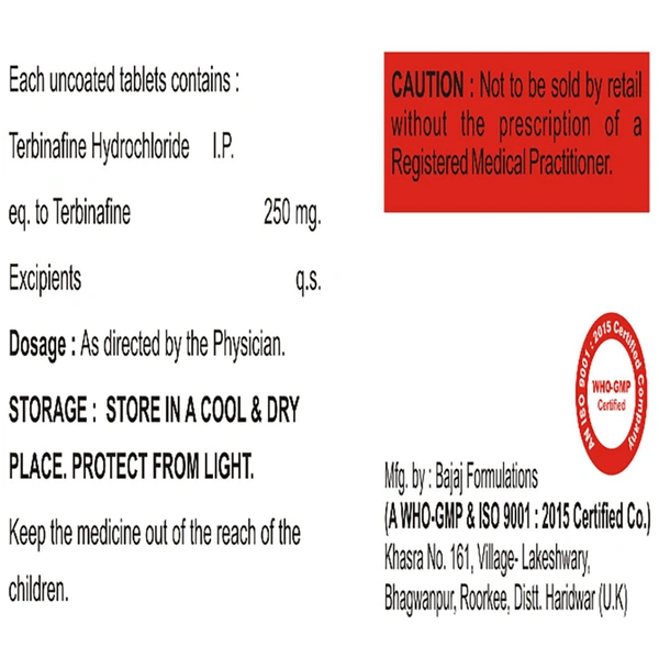 Terbidor 250 Tablet