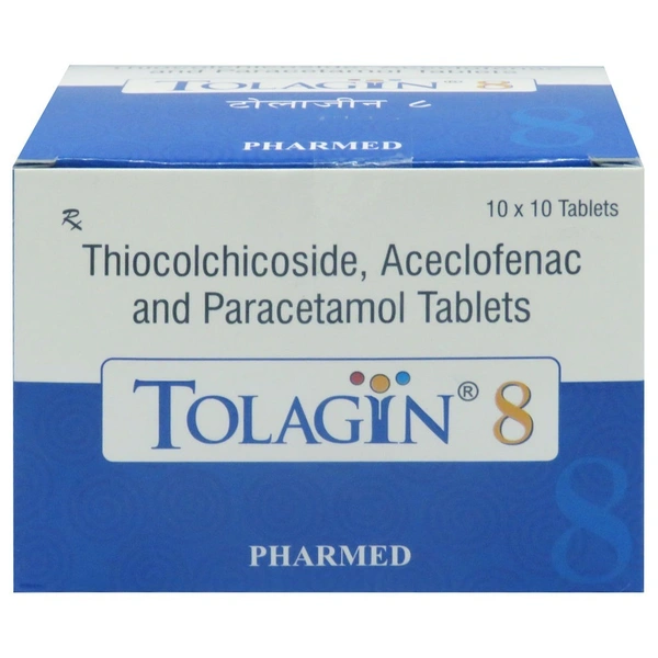 PHARMED MEDICARE PVT LTD Tolagin 8Mgtab (10 Tab)