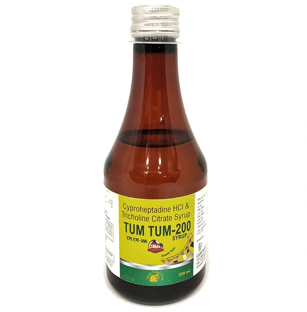 Tum Tum 200 Syrup Delicious Pineapple Sugar Free