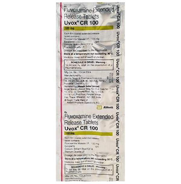 Uvox CR 100mg Tablet
