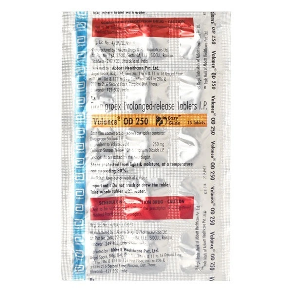 VALANCE OD 250MGTAB (15 TAB)