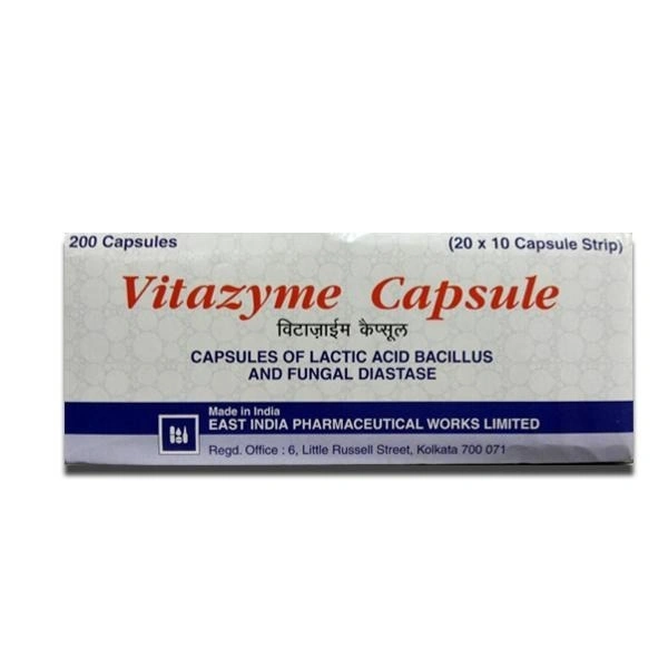 EAST INDIA PHARMACEUTICALS LTD Vitazyme Cap (10 Cap)