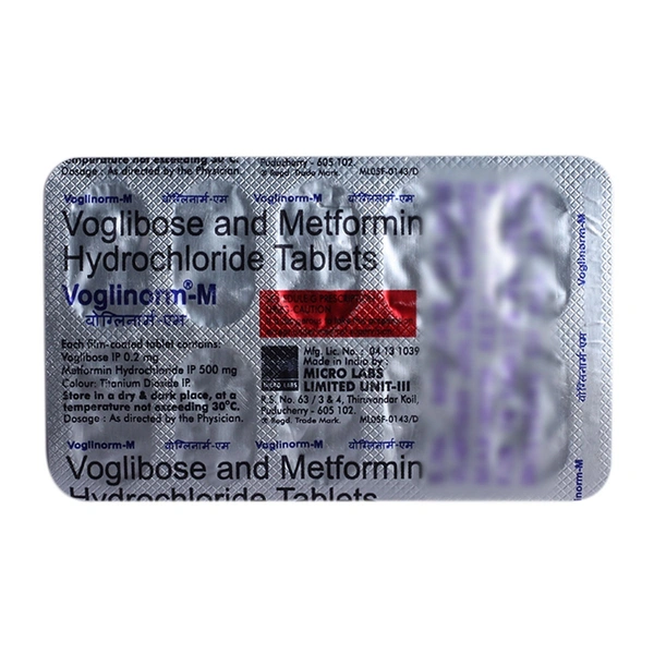 MICRO LABS LIMITED Voglinorm M Tab (10 Tab)