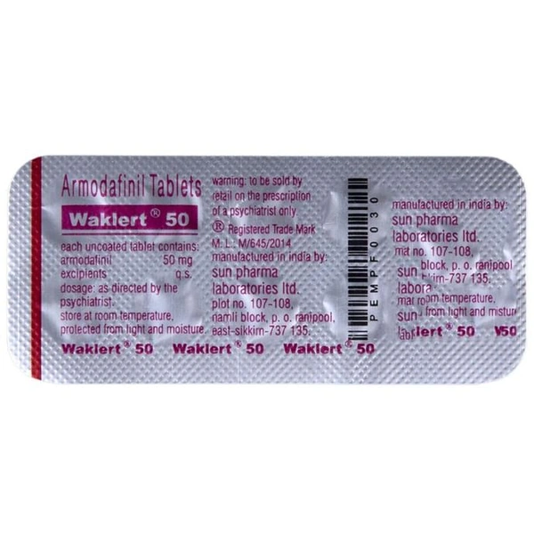 Waklert 50 Tablet