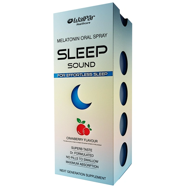 Walpar Sleep Sound Melatonin Oral Spray Cranberry