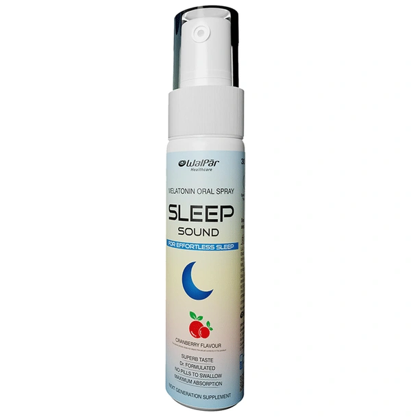 Walpar Sleep Sound Melatonin Oral Spray Cranberry