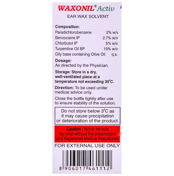 Waxonil Activ Ear Drop