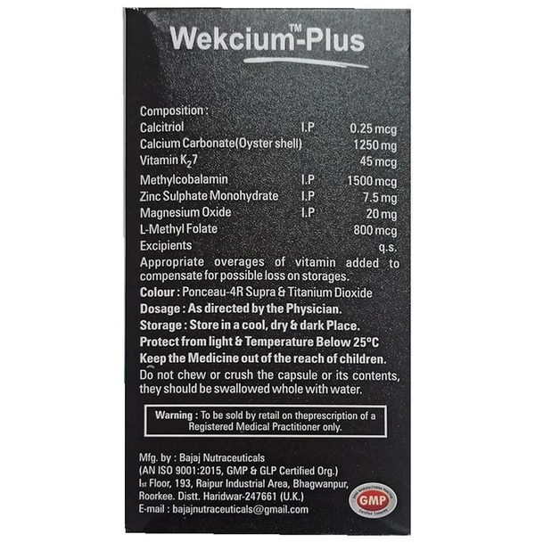 Wekcium-Plus Soft Gel Capsule