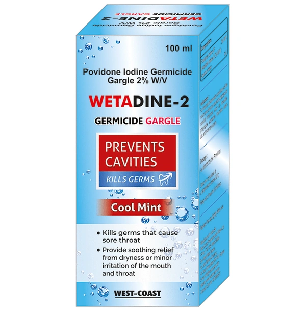 Wetadine 2 Germicide Gargle