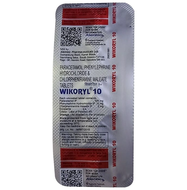 Wikoryl 10 Tablet