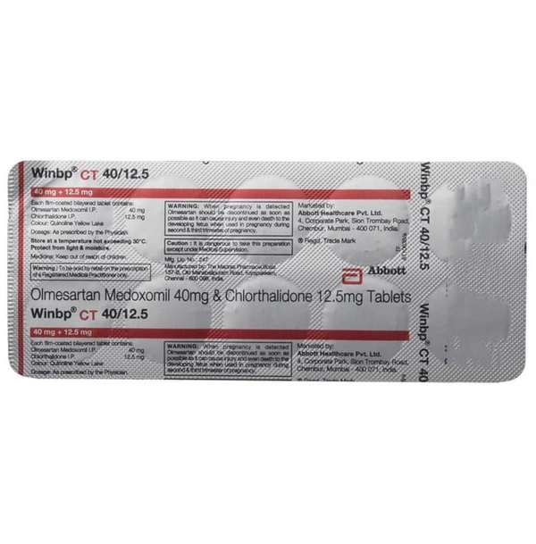 Winbp CT 40/12.5 Tablet