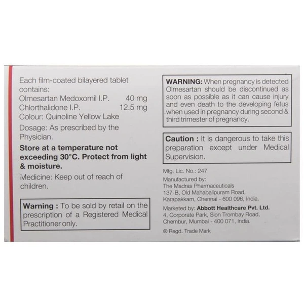 Winbp CT 40/12.5 Tablet
