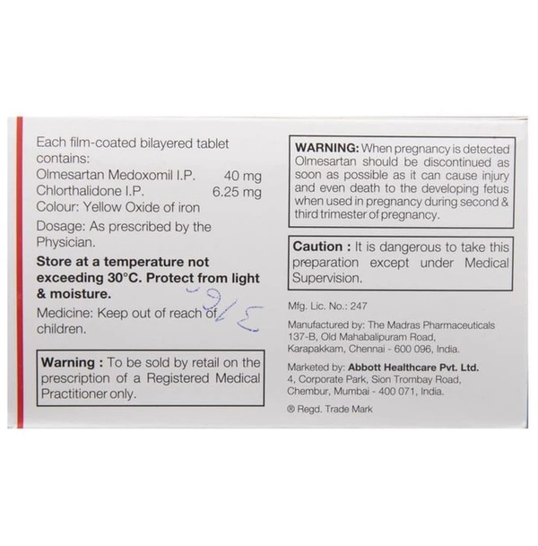 Winbp CT 40/6.25 Tablet