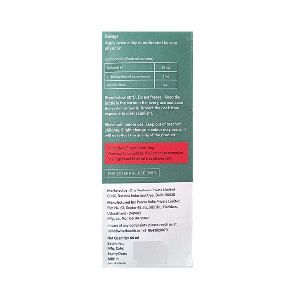 Wiser Build Minoxidil Topical Solution(60ml Each)