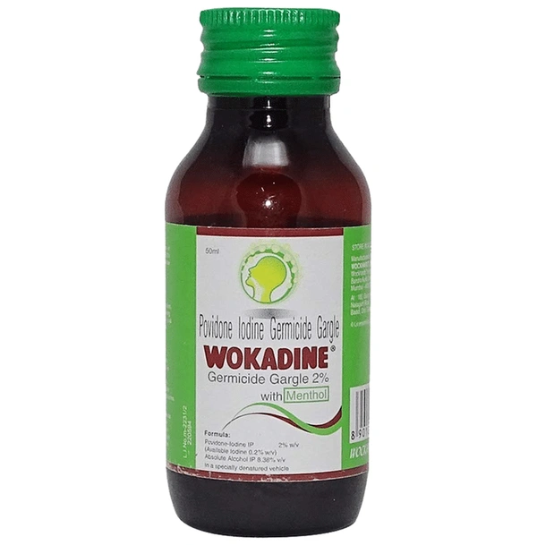 Wokadine Gargle 2% Solution