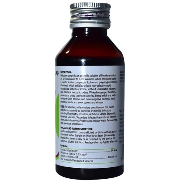 Wokadine Germicide Gargle 2% with Menthol