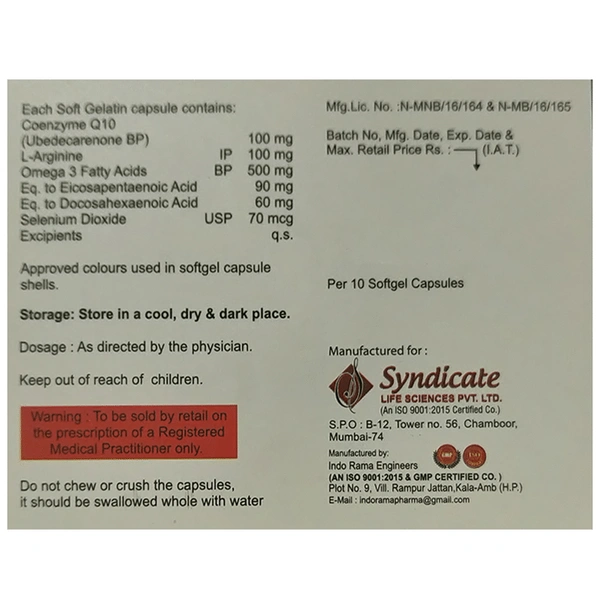 Writex-Gold Soft Gelatin Capsule